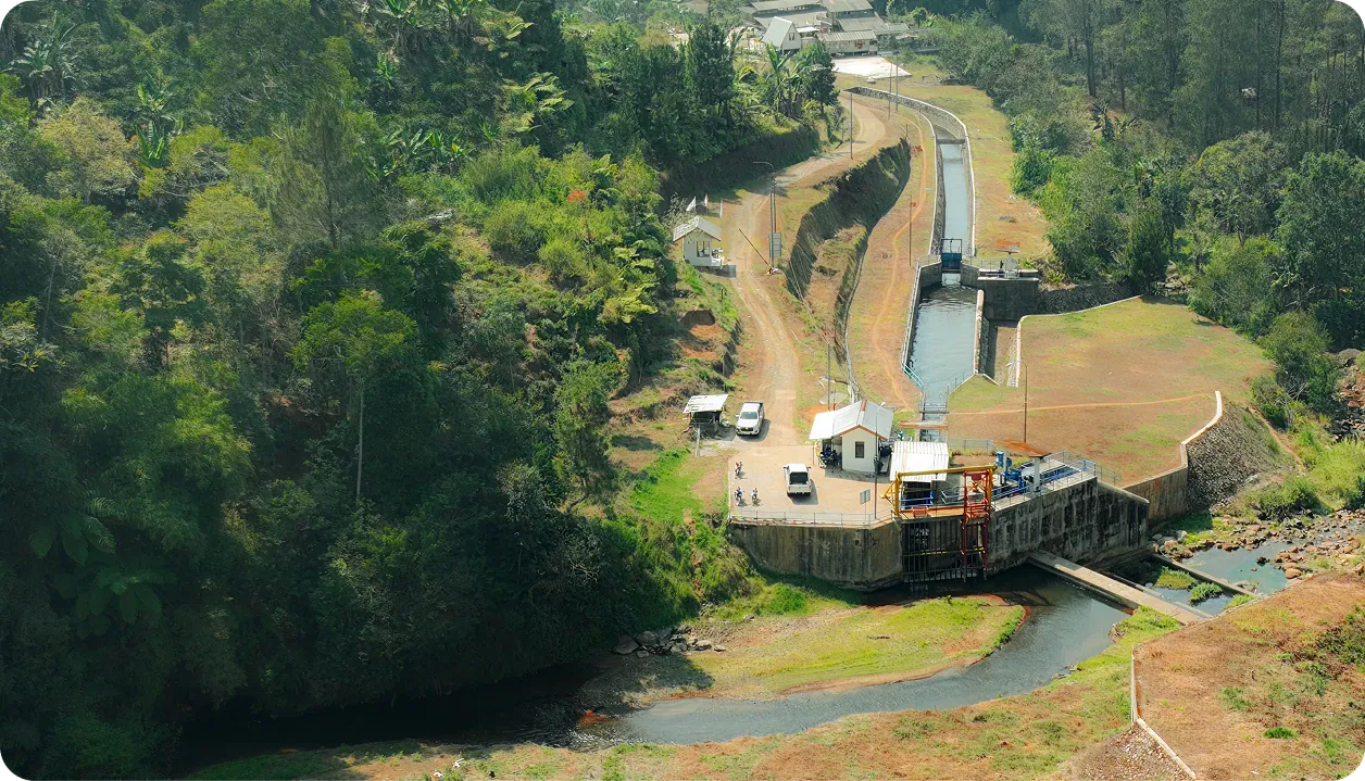 AEKON hydropower project in Indonesia